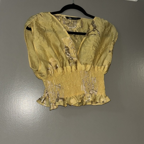 Zara yellow top - Picture 2 of 4